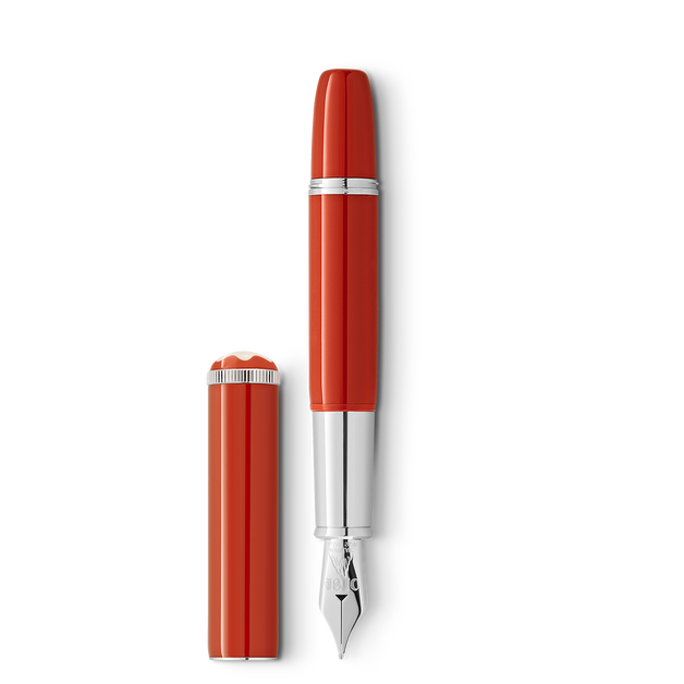 Pluma Estilográfica Montblanc Heritage Rouge et Noir "Baby" Edición Especial Color Coral
