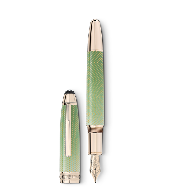 Pluma Estilográfica Meisterstück Calligraphy Solitaire Celadon Gradient