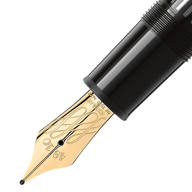 Pluma Estilográfica LeGrand Calligraphy de Obra Maestra, con Baño de Oro y Plumín Flexible